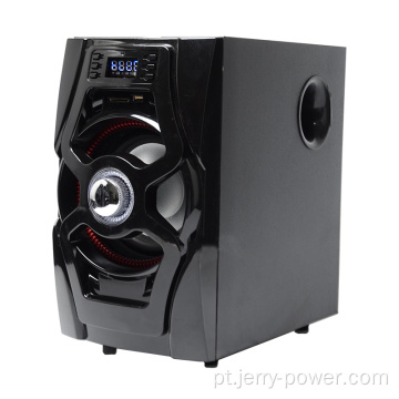 Oradores de home theater com alto-falantes de woofer alto